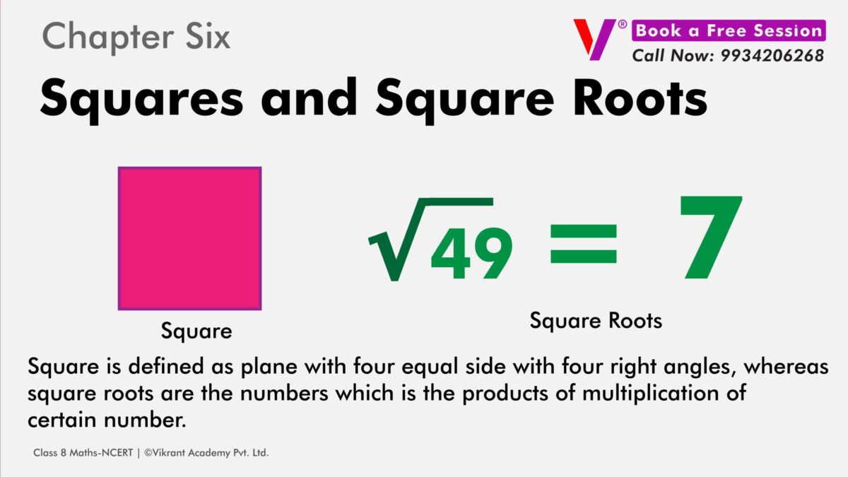 Class 8 Ncert chapter Six Square and Square Roots_001
