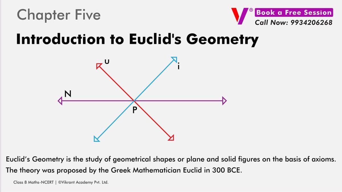 Class 9 Ncert chapter Five Introduction to Euclid's Geometry